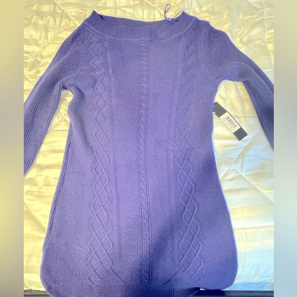Dark purple/blue  sweater NWT